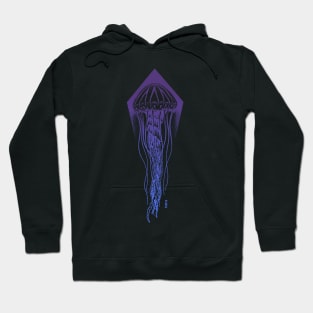 Deep Jellyfish Gradient Design Hoodie